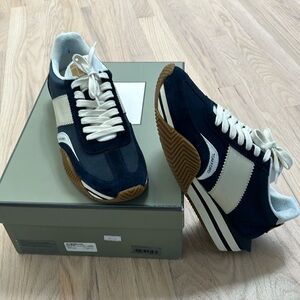 TOM FORD -James Rubber-Trimmed Suede, Nylon and Leather Sneakers